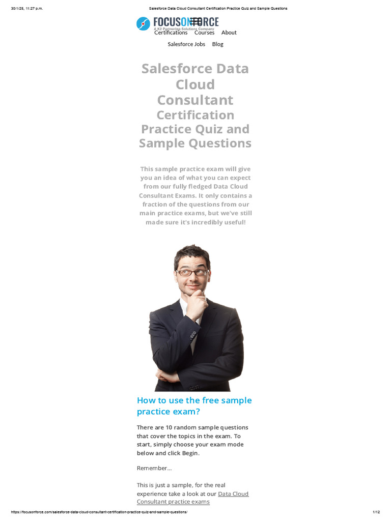 Data Cloud Consultant Practice Exam | PDF | Cloud Computing | Marketing