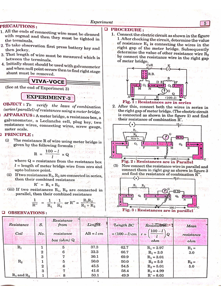 Experiment 3 | PDF