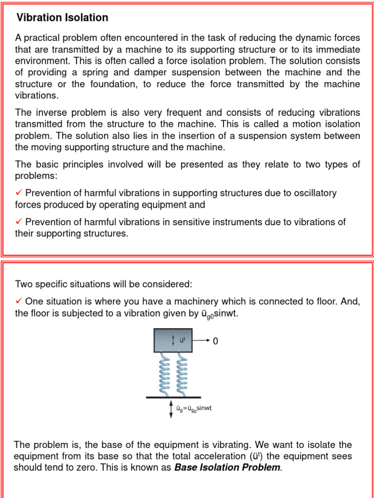 Vibration Isolation Ernesto | PDF | Applied And Interdisciplinary ...