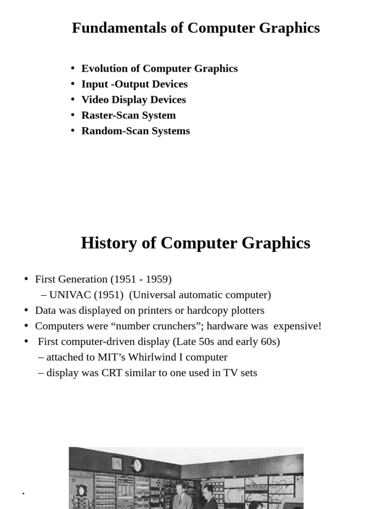 Overview of Raster Scan Systems | PDF | Computer Graphics | Vacuum Tube