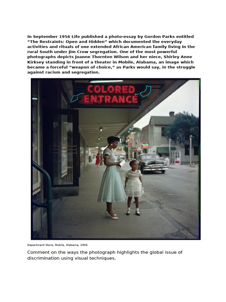 Photograph Analysis | PDF