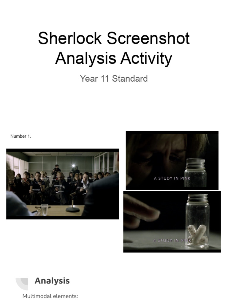 Analyzing Multimodal Elements in Sherlock | PDF