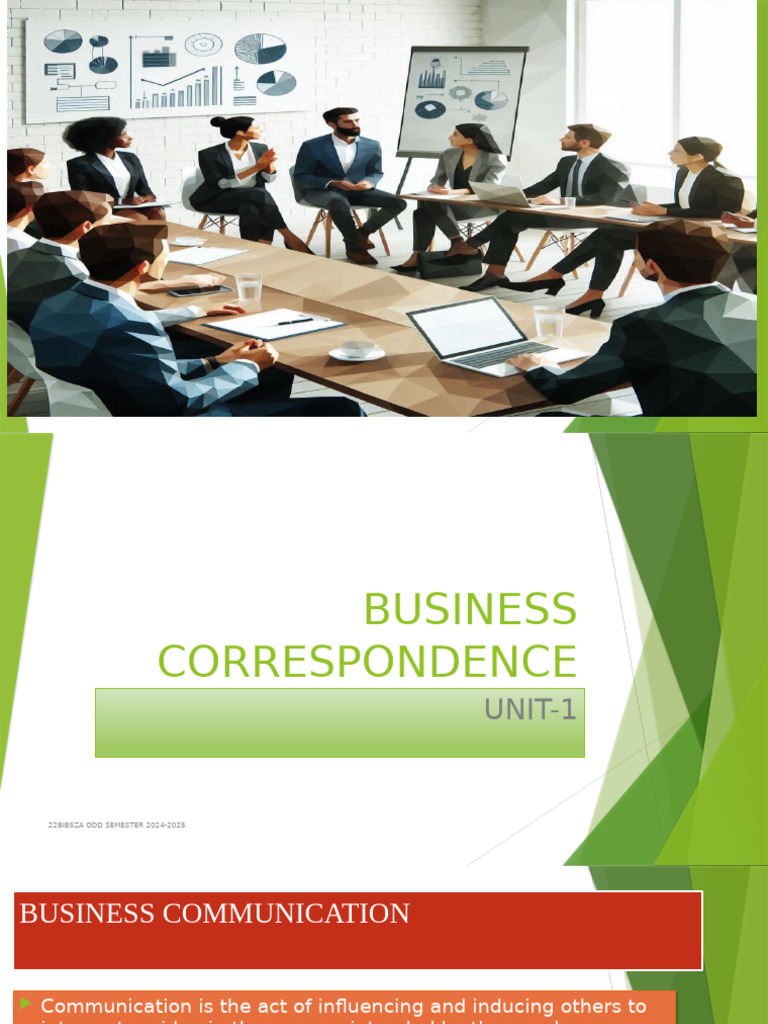 Businesscorrespondenceppt 1 | PDF | Communication | Information