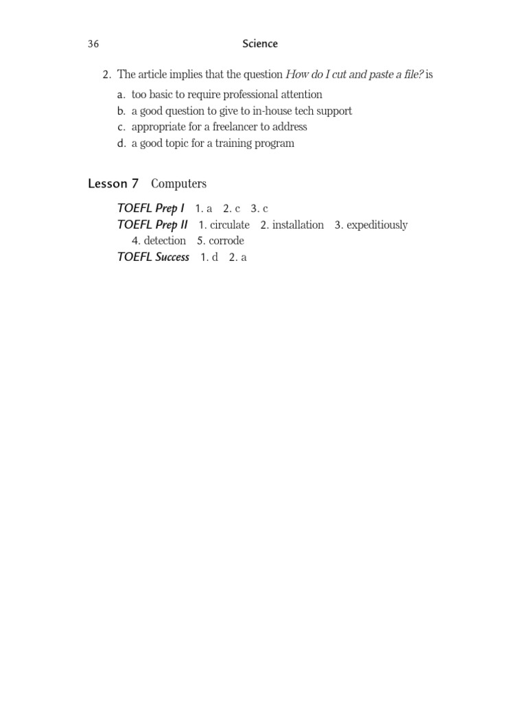 TOEFL Test (13) | PDF