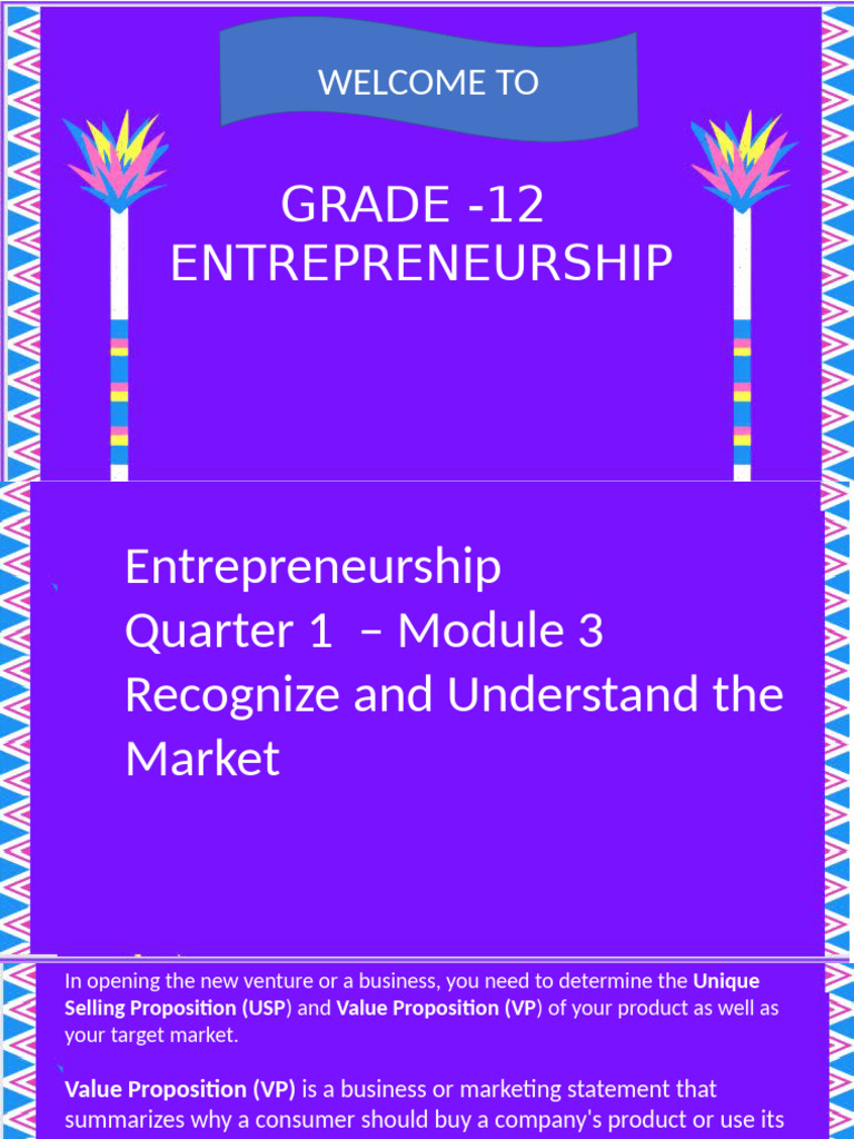 MODULE-3 | PDF | Market Segmentation | Entrepreneurship