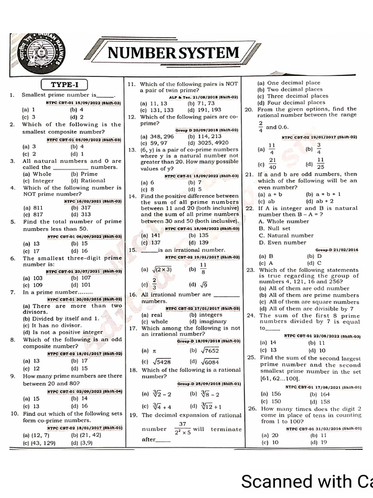 B2 Number System | PDF