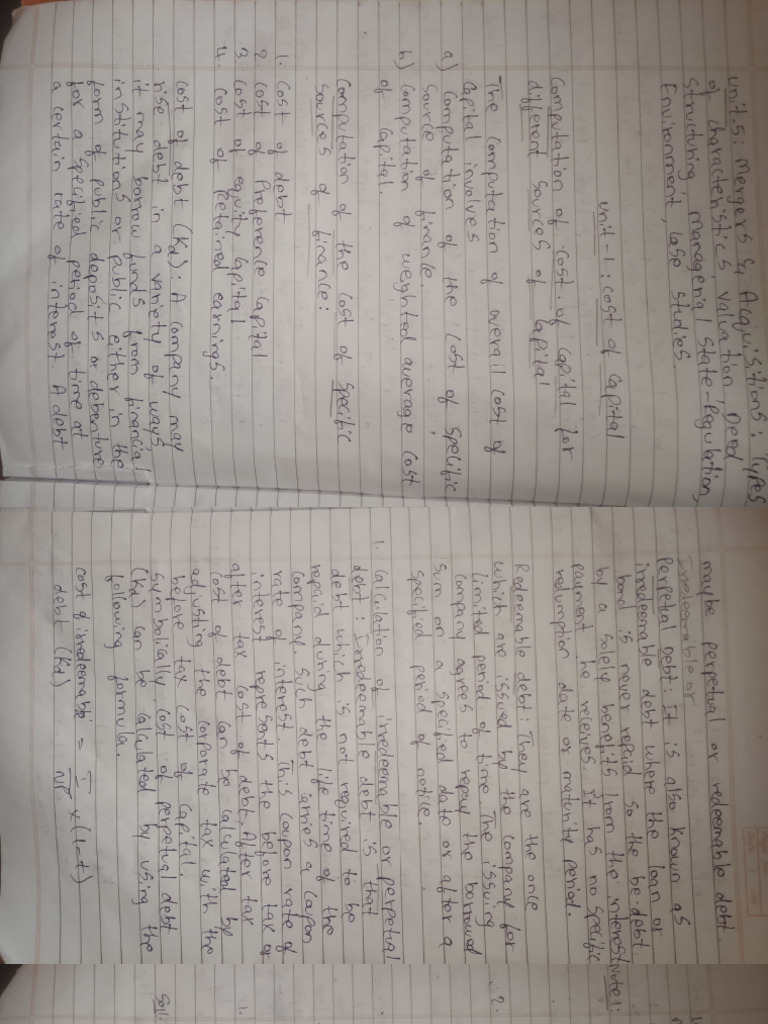 FM Unit 1 Notes K | PDF