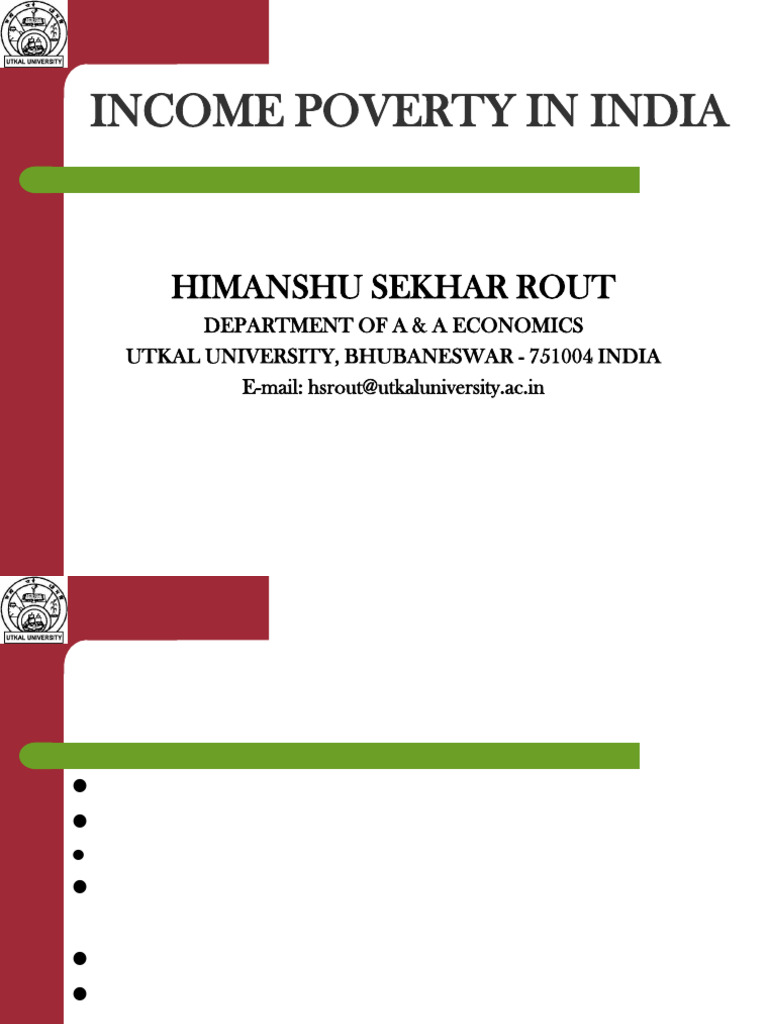 Understanding Poverty in India | PDF | Poverty | Poverty & Homelessness