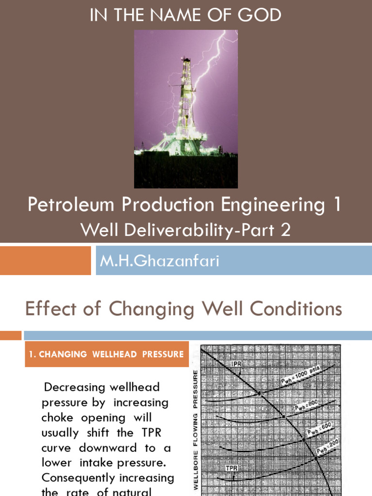 Well Deliverability: Effects of Conditions | PDF | Fluid Dynamics | Gases
