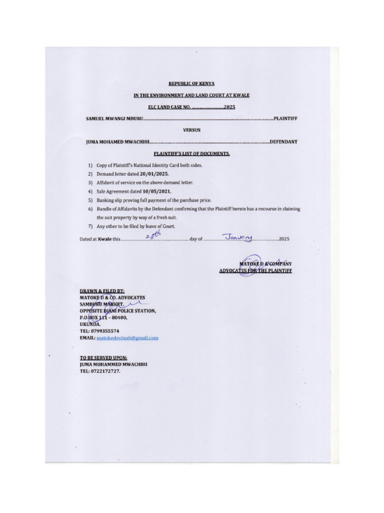 List of Documents | PDF