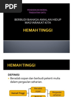 Pendidikan Moral Tingkatan 1 - Amanah