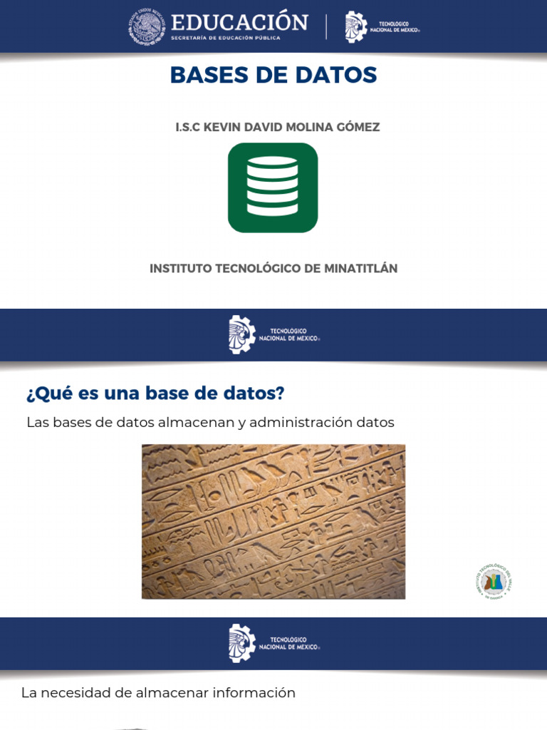 Introducción a Bases de Datos y Diseño | PDF | Bases de datos | Mi sql