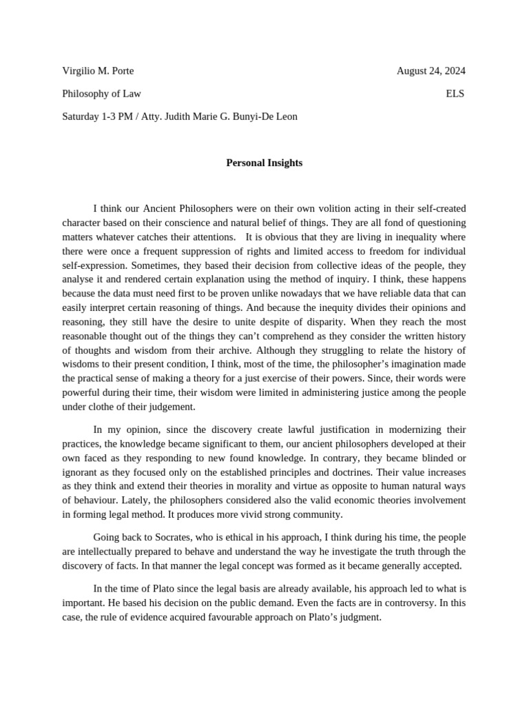 Philo Paperwork | PDF | Plato | Socrates