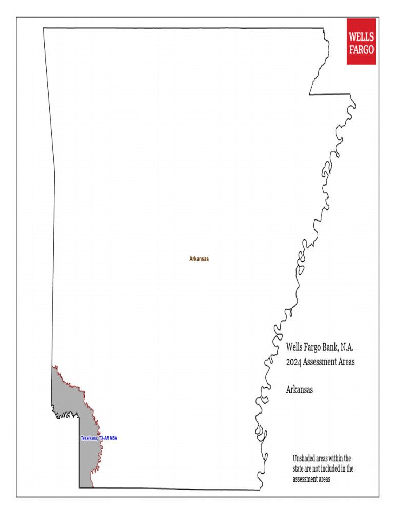 2024 Wells Fargo Assessment Areas AR | PDF