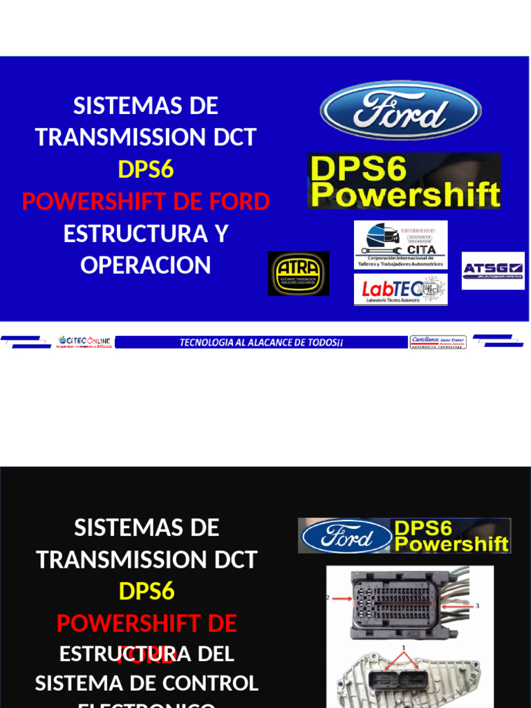 Funcionamiento del Sensor TR en DCT Ford | PDF | Sensor