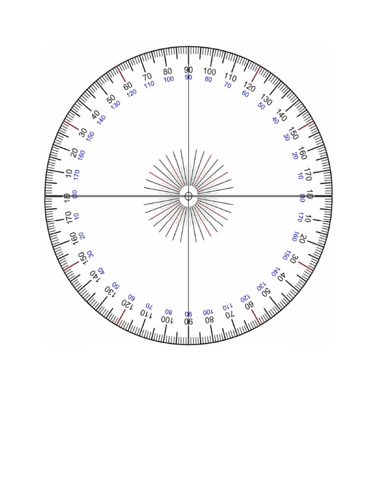 Protractor | PDF