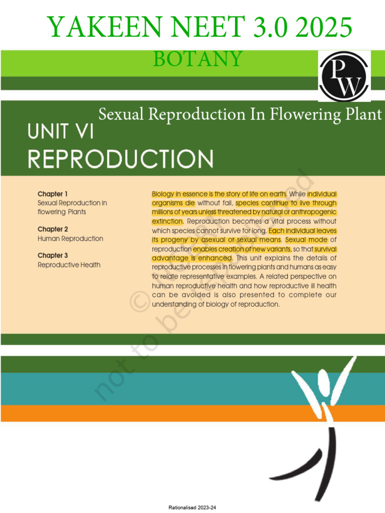 Sexual Reproduction in Flowering Plant _ Annotated NCERT Notes ...