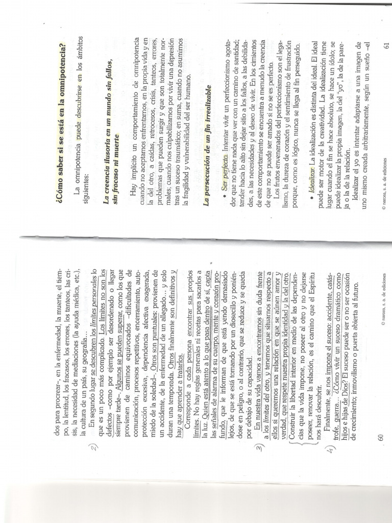 3 3 Libro de Simone Pacot Volver A La Vida La Omnipotencia Pp. 61 A 78 ...