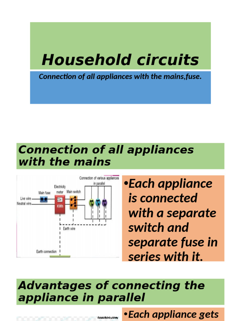 Household Circuits | PDF