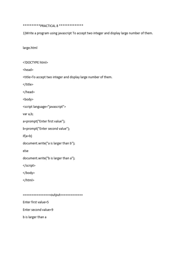 Practical 8 pdf