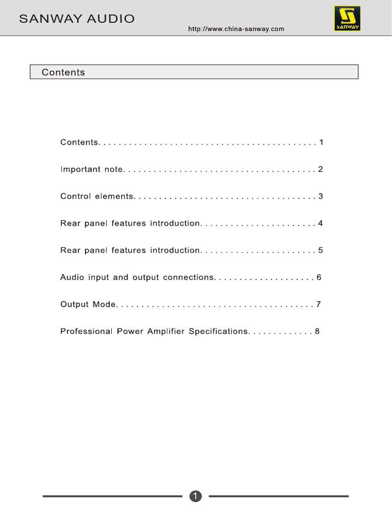 D20K 4CH Amplifier User Manual | PDF | Electrical Engineering | Electricity