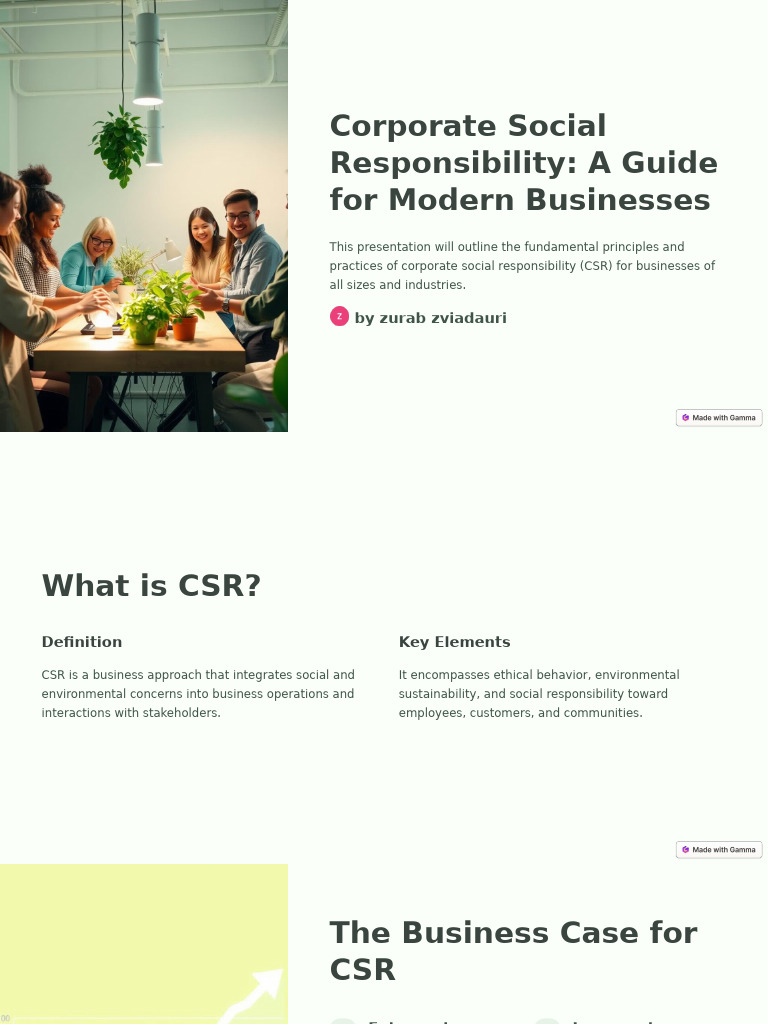 Corporate Social Responsibility | PDF | Corporate Social Responsibility ...