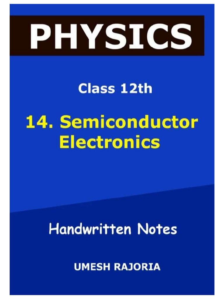 14 Semiconductor | PDF