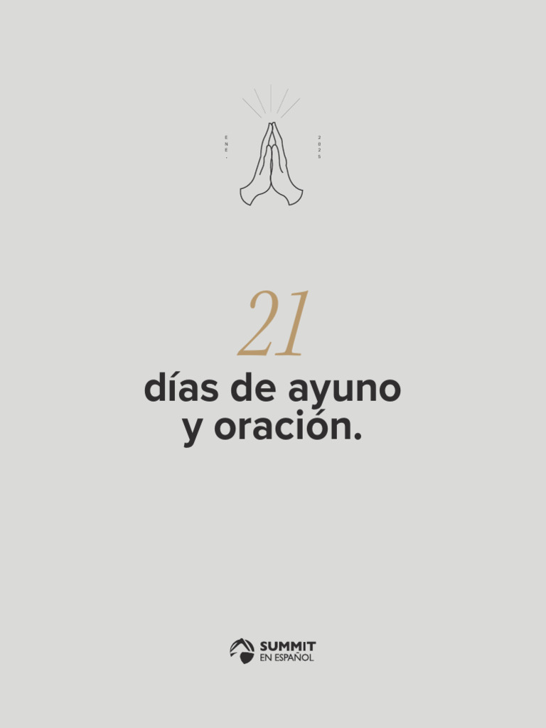 21 Días de Ayuno y Oración 2025 | PDF | Cristo (título) | Oración