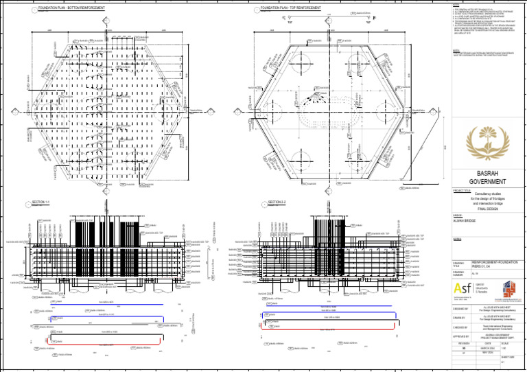 Basrah Bridge Design Project Plans | PDF