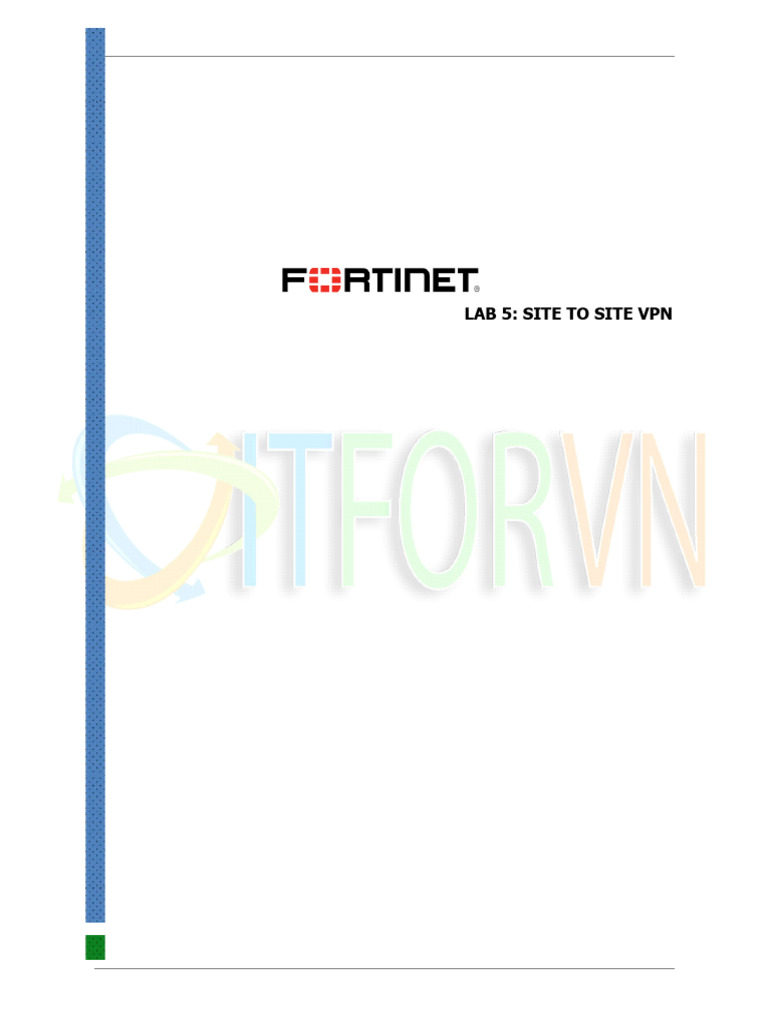 Lab 5 - Site To Site VPN | PDF