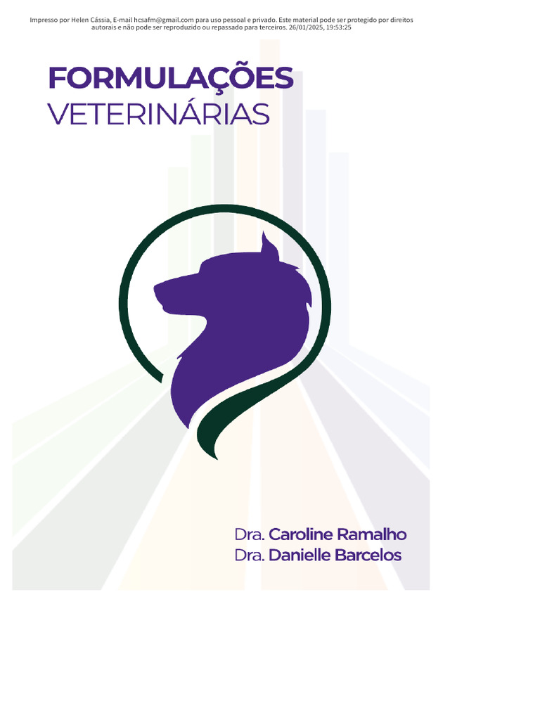 Ativos e Fórmulas na Medicina Veterinária | PDF | Especialidades médicas
