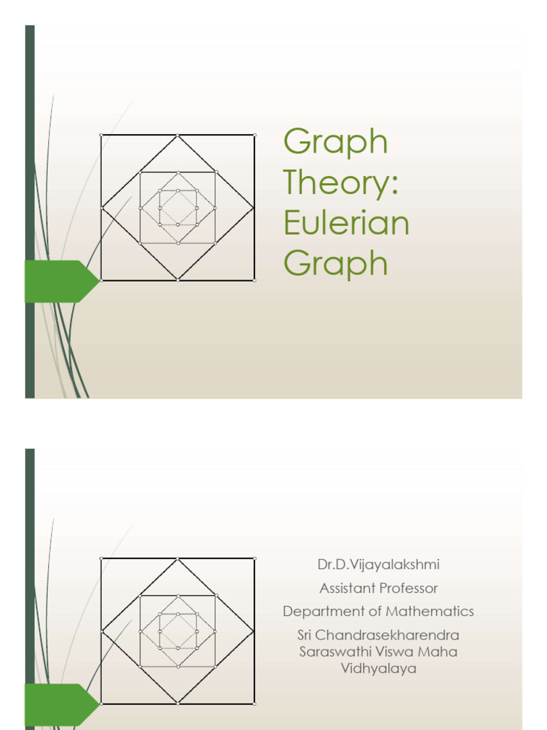 Understanding Eulerian Graphs in Depth | PDF | Graph Theory ...