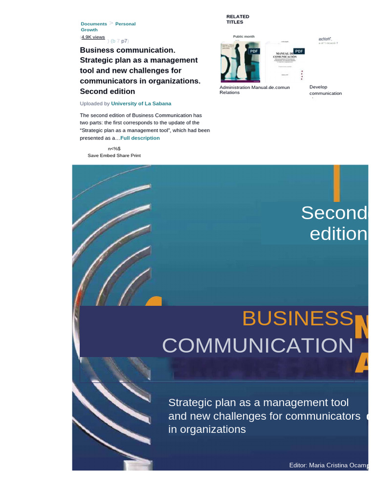 Business Communication Strategies Guide | PDF
