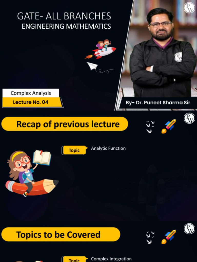 Complex analysis 04 class notes by puneet sir pdf