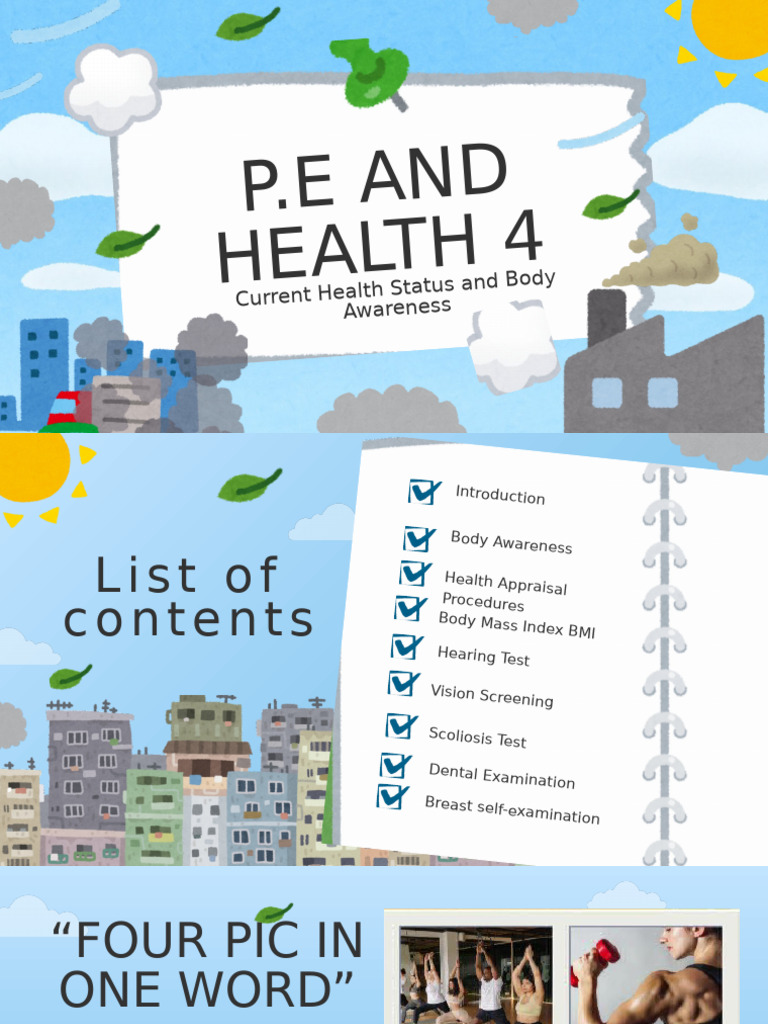 Health Appraisal and Body Awareness Guide | PDF | Body Mass Index | Obesity