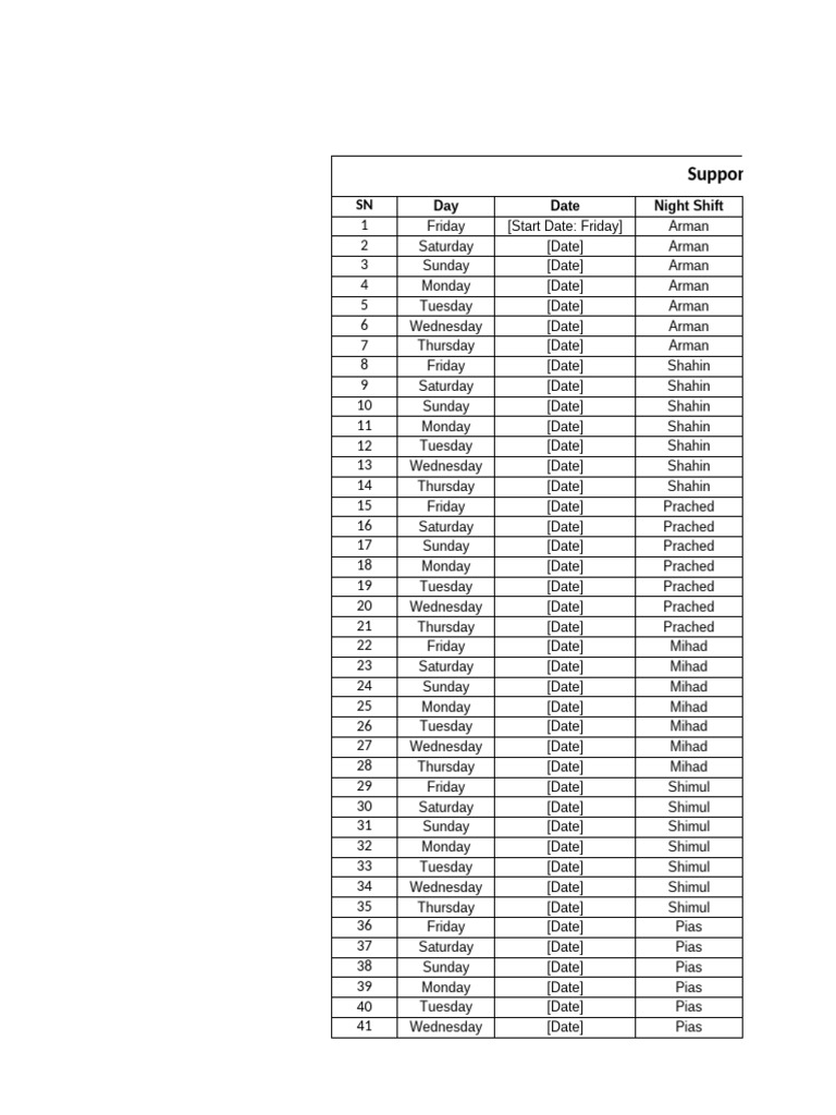 Schedule | PDF