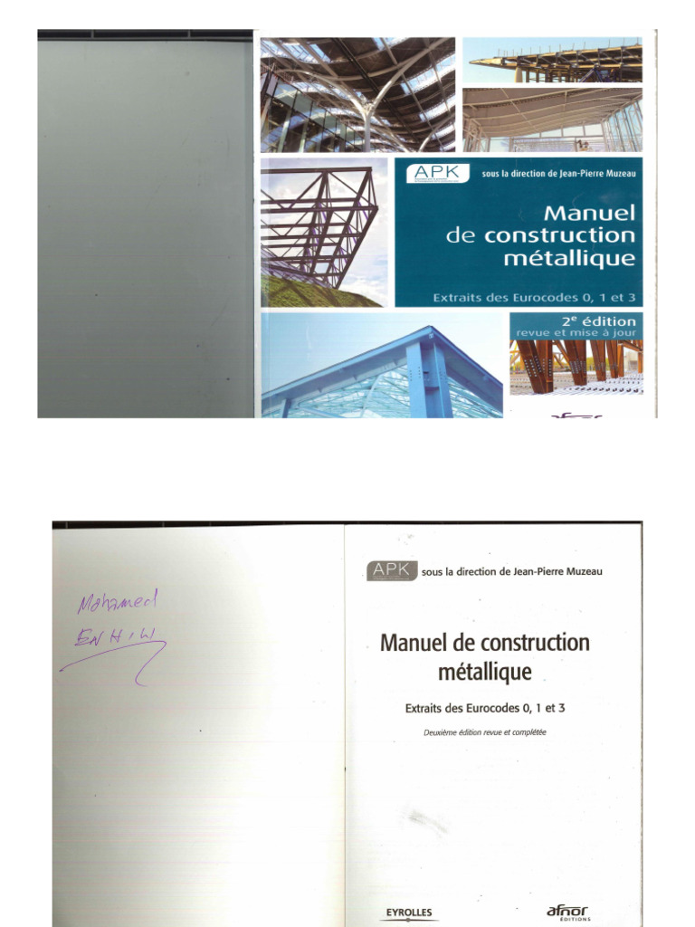 Manuel de Construction Metallique - Extraits Des Enrocodes 0, 1 & 2 | PDF