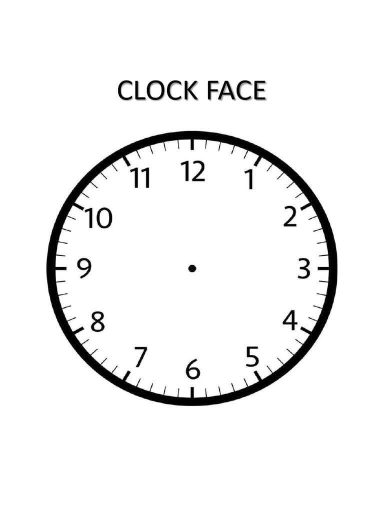 Clock Face | PDF