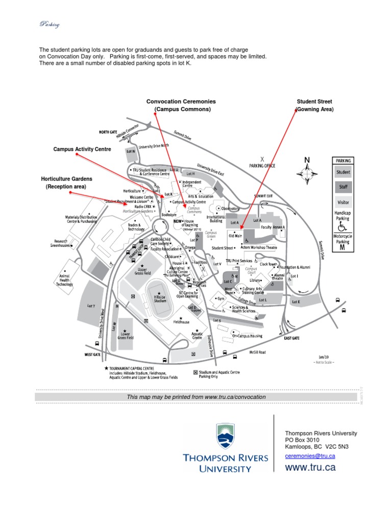 Convocation Day Parking Guide | PDF