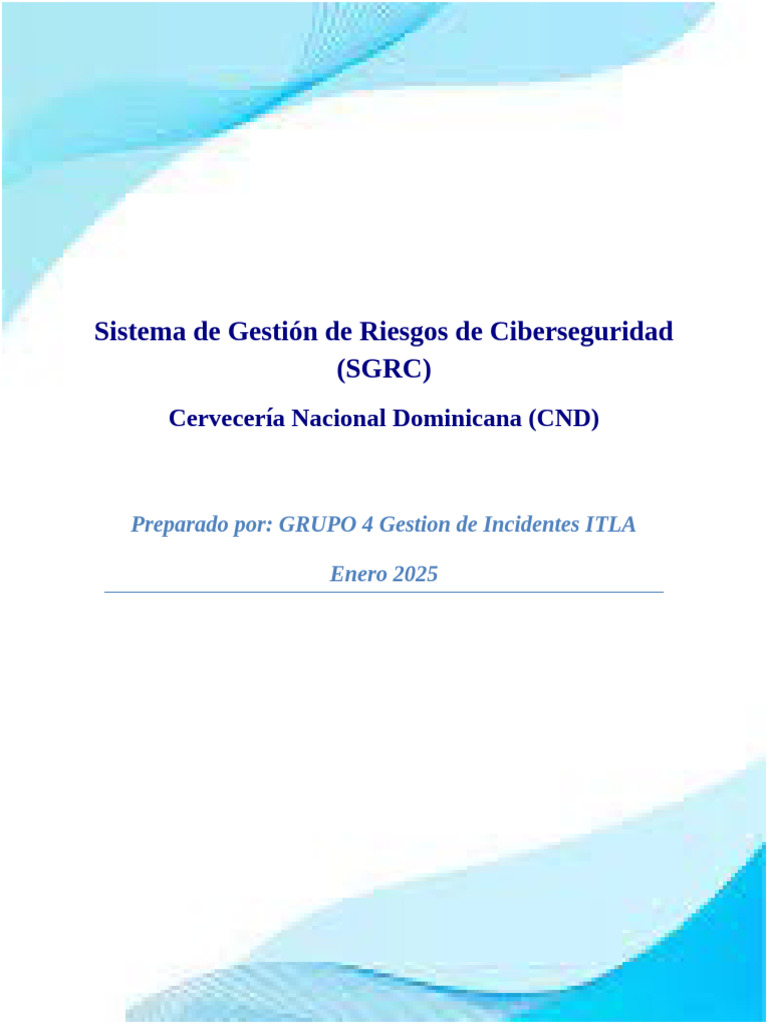 SGRC de Ciberseguridad en CND | PDF | La seguridad informática | Seguridad