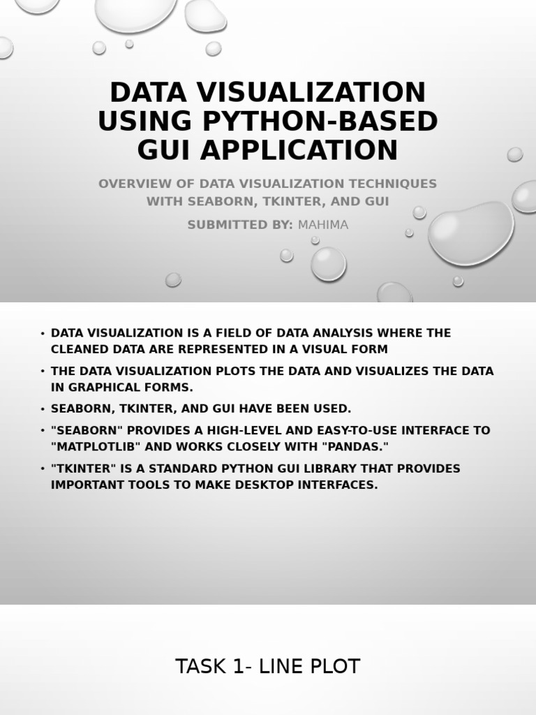 DATA VISUALIZATION USING PYTHON-BASED GUI APPLICATION | PDF | Graphical ...