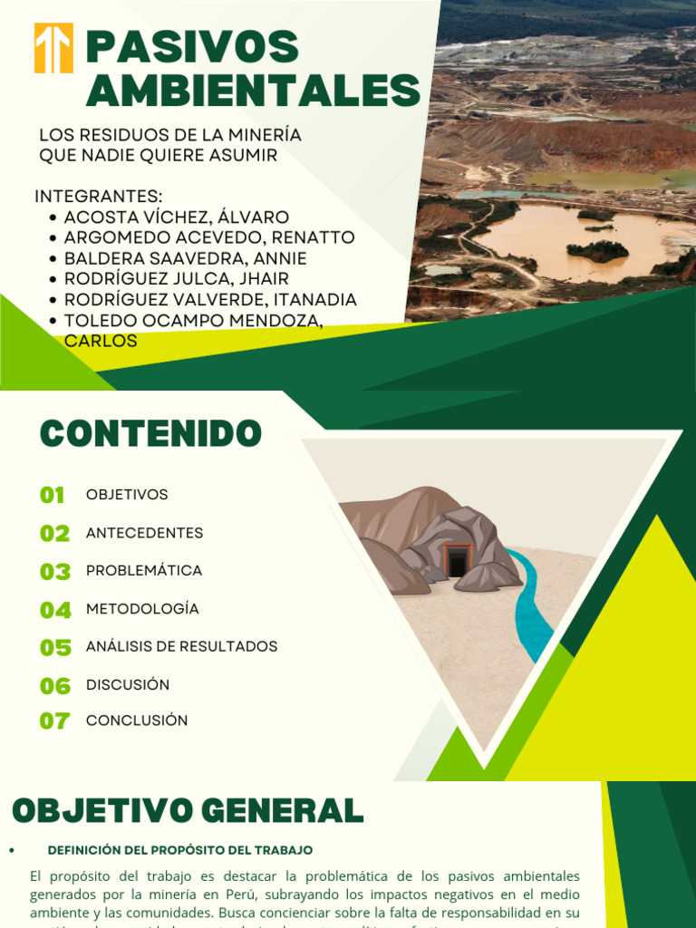 Pasivos Ambientales de la Minería en Perú | PDF | Minería | Perú