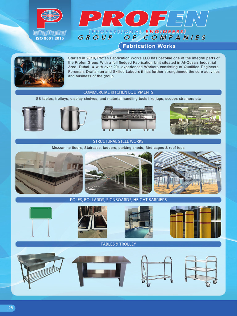 Fabrication and Metal Works Services | PDF