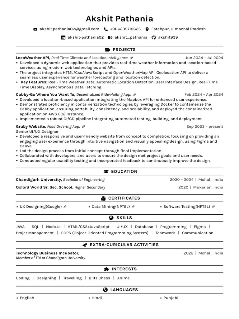 Resume Refernce | PDF | Java Script | Usability