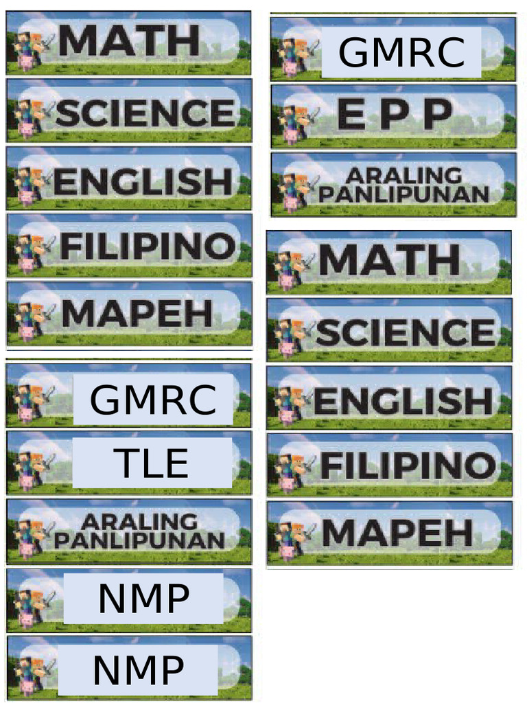 GMRC NMP Student List Overview | PDF