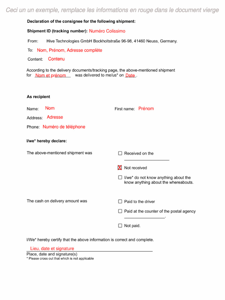 Declaration_Modele | PDF