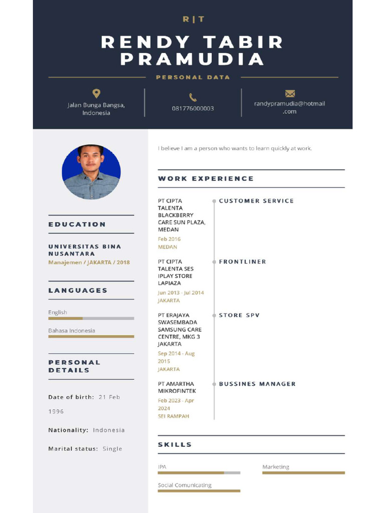 My CV | PDF
