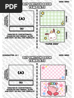 DIY Nintendo Switch Templates | PDF