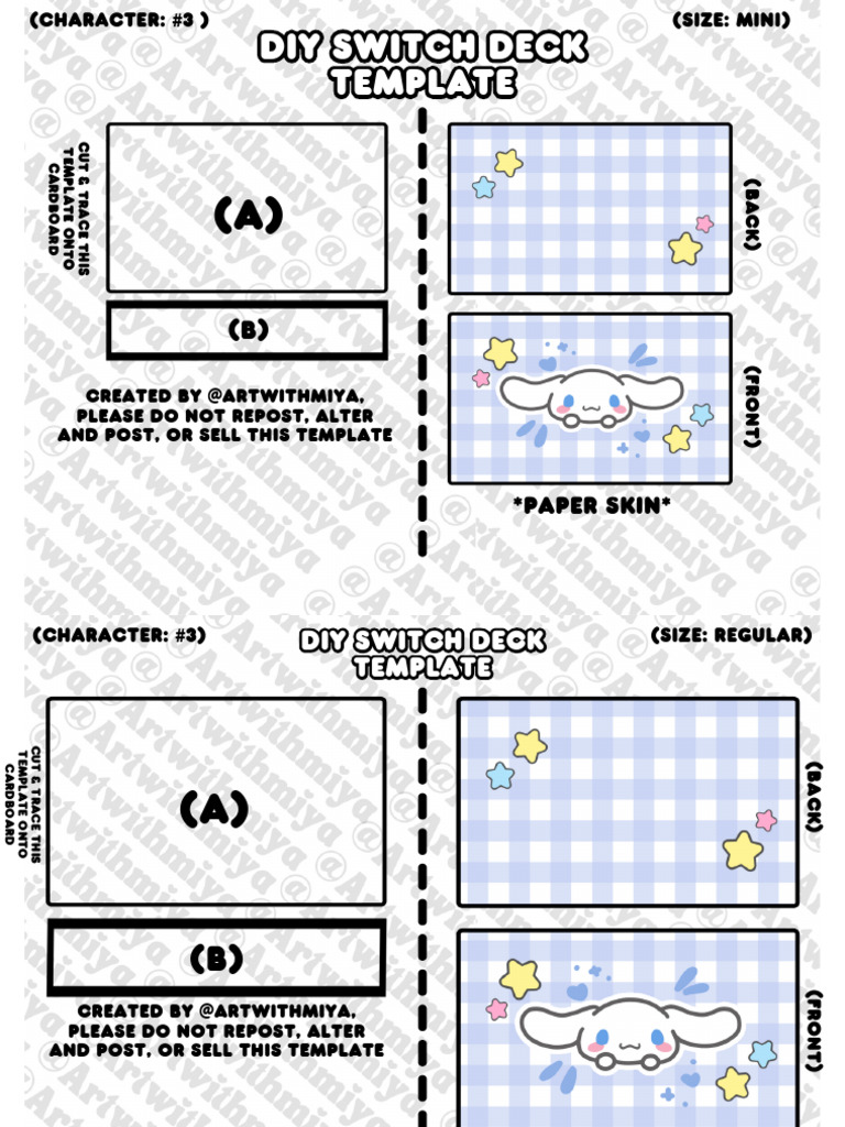 (Members) DIY Switch Deck Template | PDF