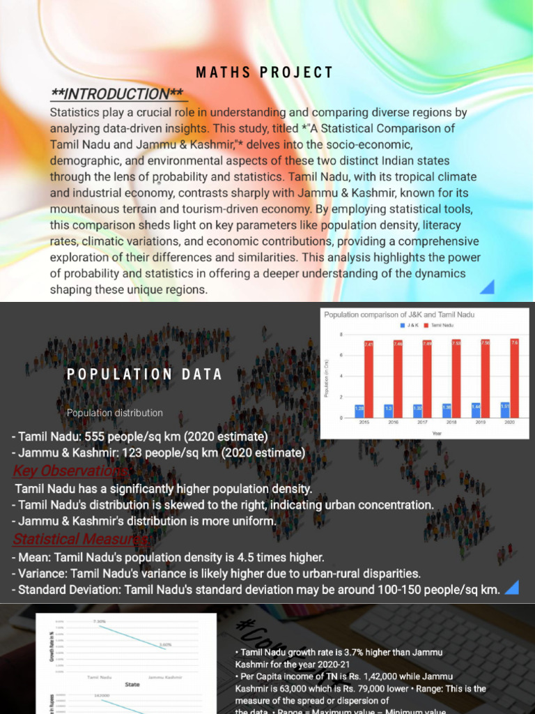Population and Economic Data Analysis | PDF